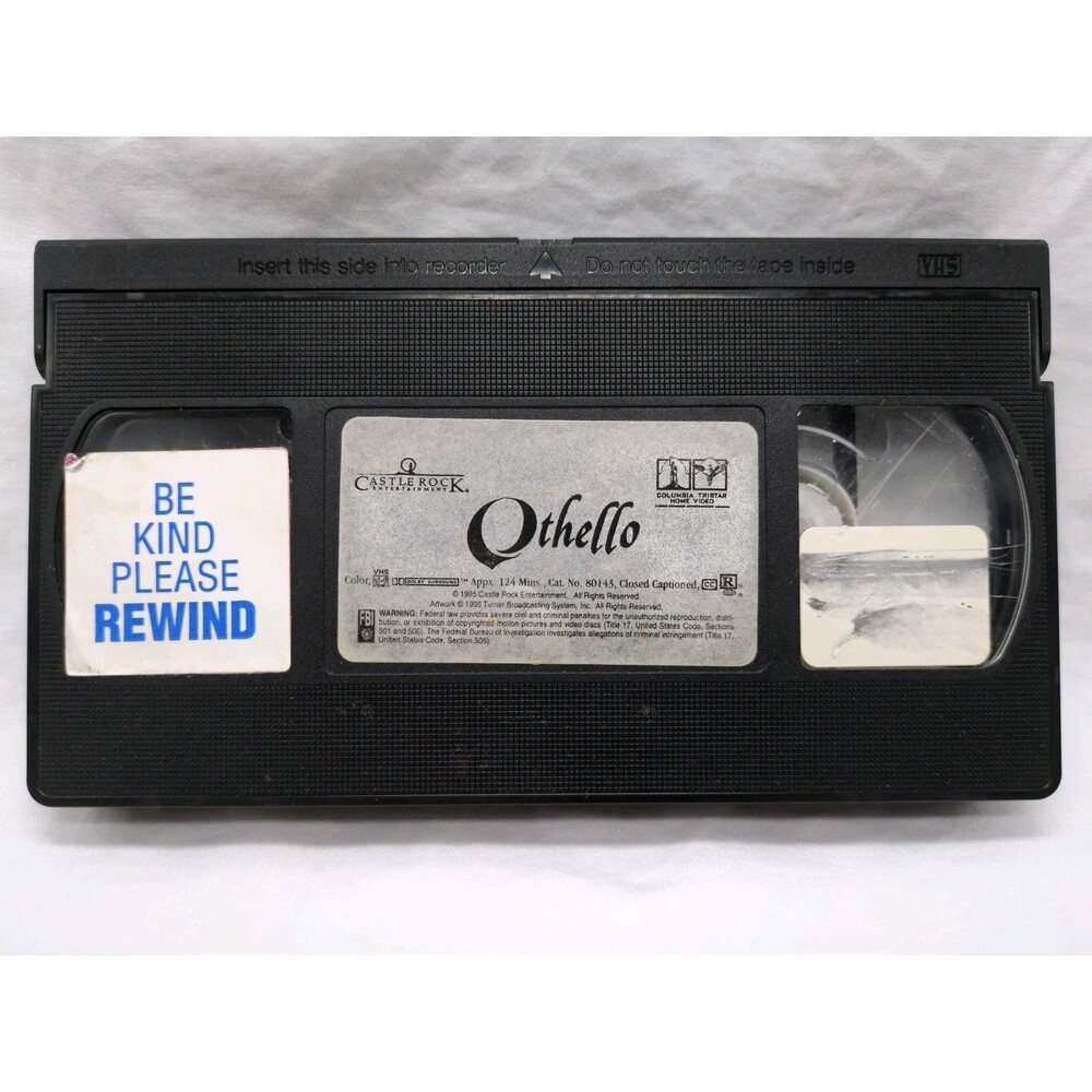*No Case* Othello VHS Tape